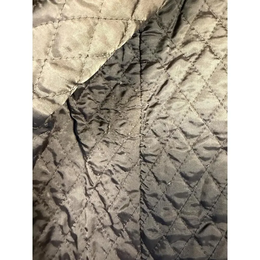 Metropolitan NY Leather Jacket Mens Medium Brown‎ Faux Shearling Lined Coat